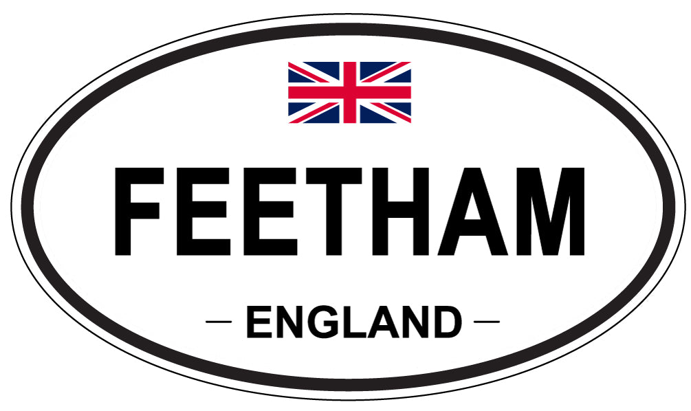 FEETHAM, England - Oval Magnet