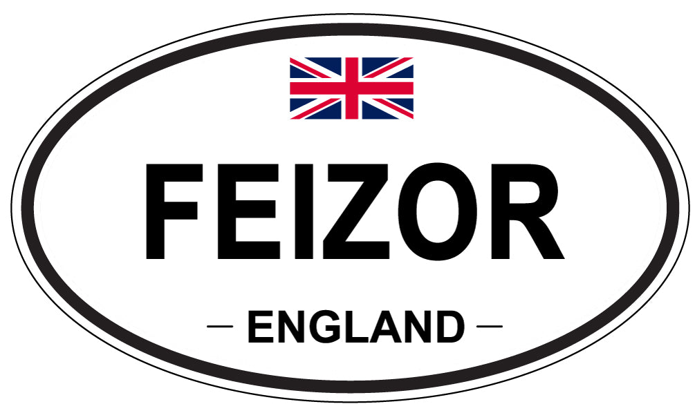 FEIZOR, England - Oval Magnet