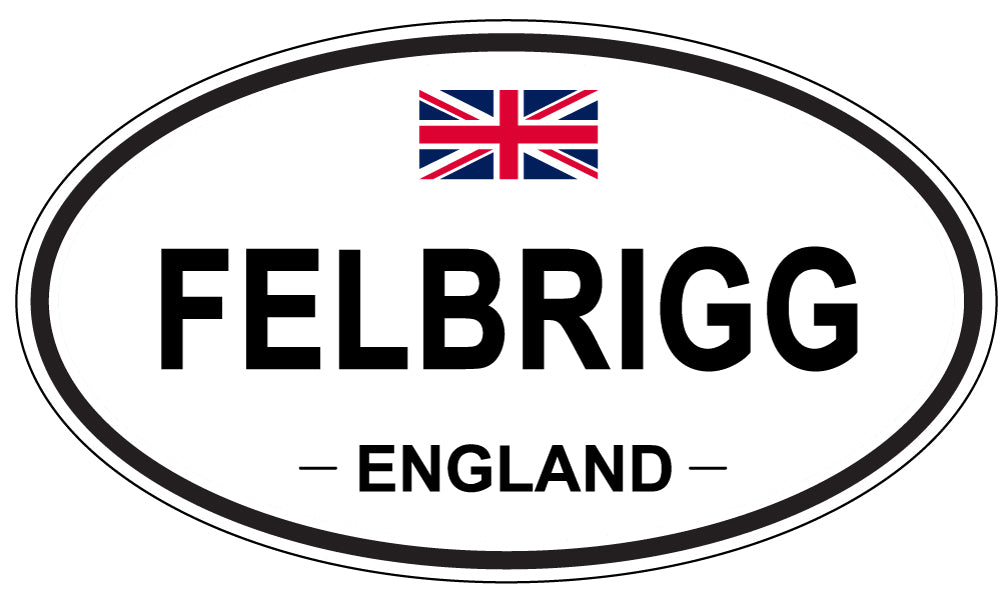 FELBRIGG, England - Oval Magnet