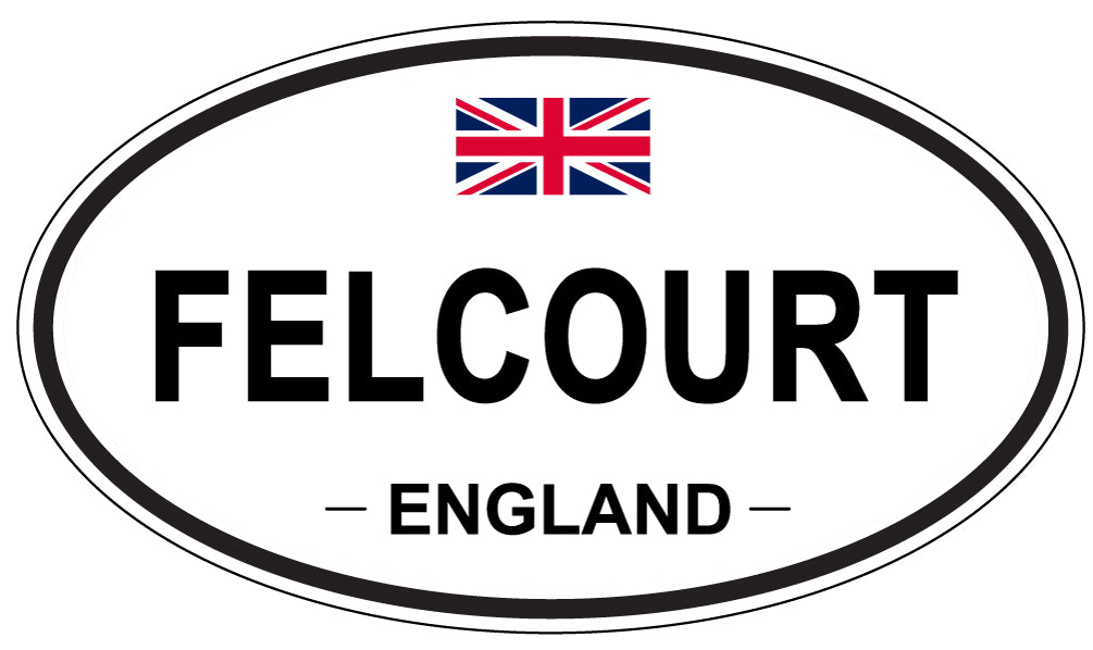 FELCOURT, England - Oval Magnet