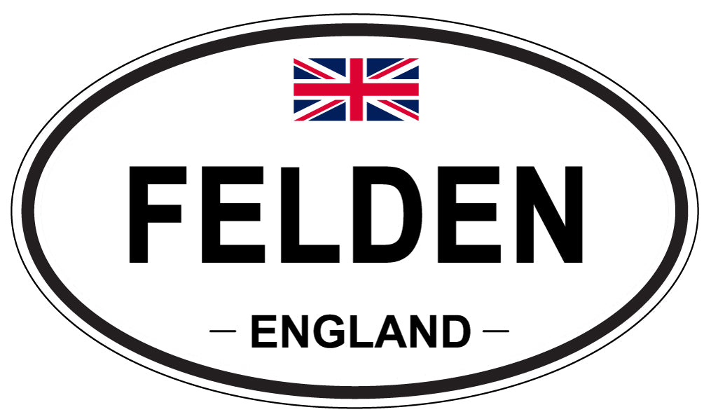 FELDEN, England - Oval Magnet