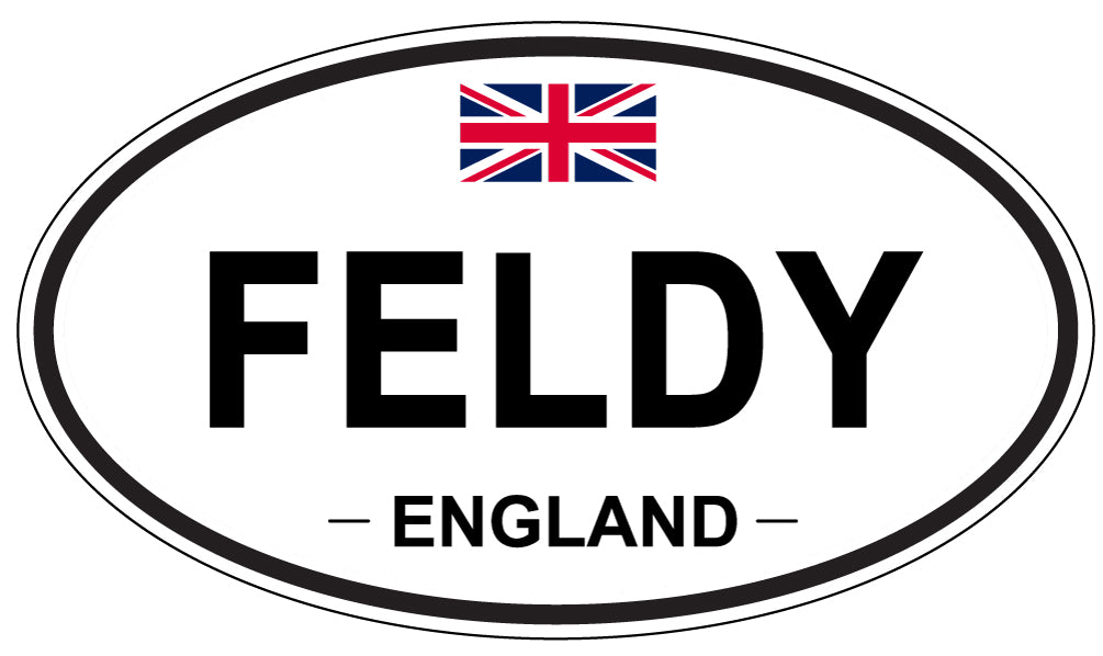 FELDY, England - Oval Magnet