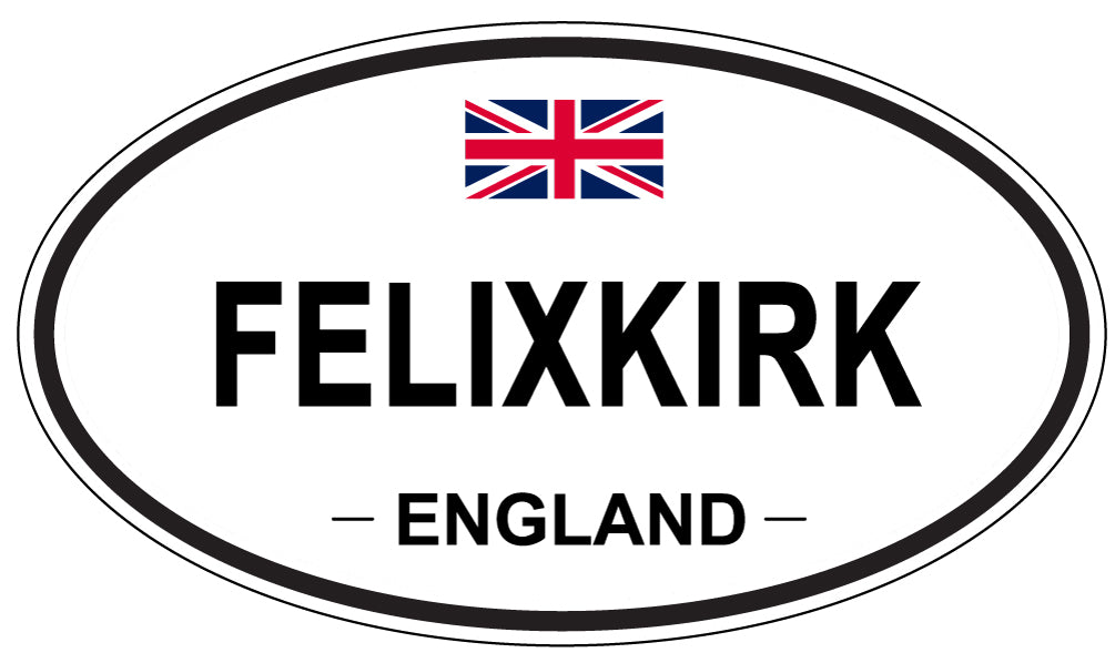 FELIXKIRK, England - Oval Magnet