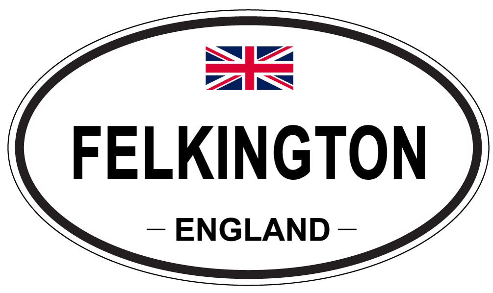 FELKINGTON, England - Oval Magnet