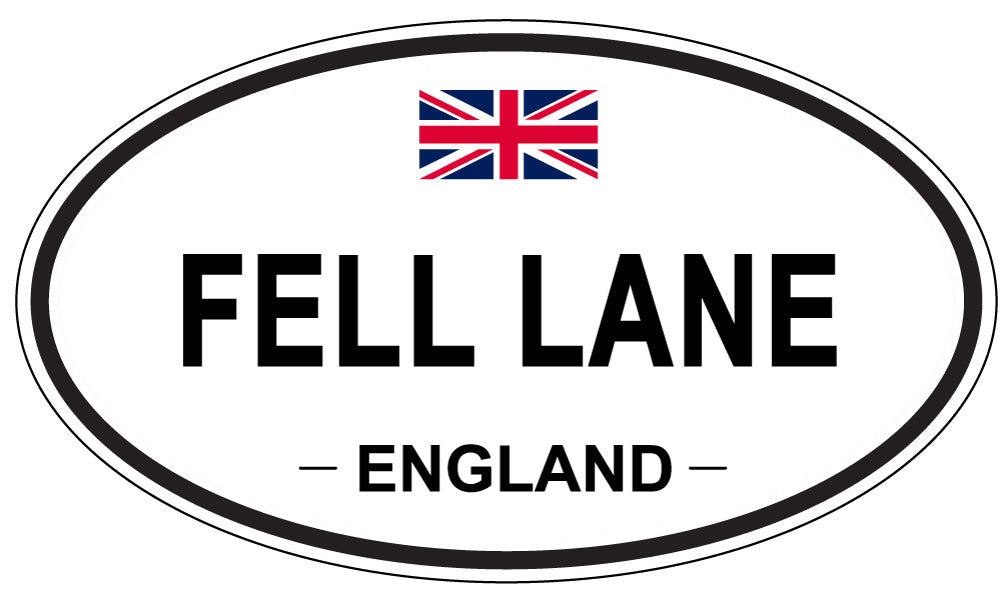 FELL LANE, England - Oval Magnet