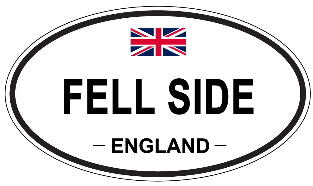FELL SIDE, England - Oval Magnet