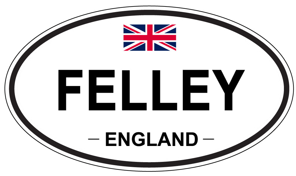 FELLEY, England - Oval Magnet