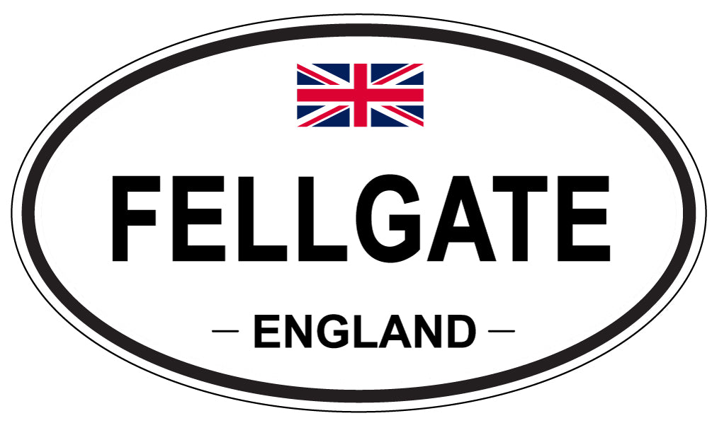 FELLGATE, England - Oval Magnet