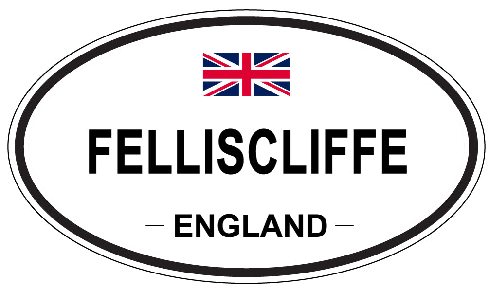 FELLISCLIFFE, England - Oval Magnet