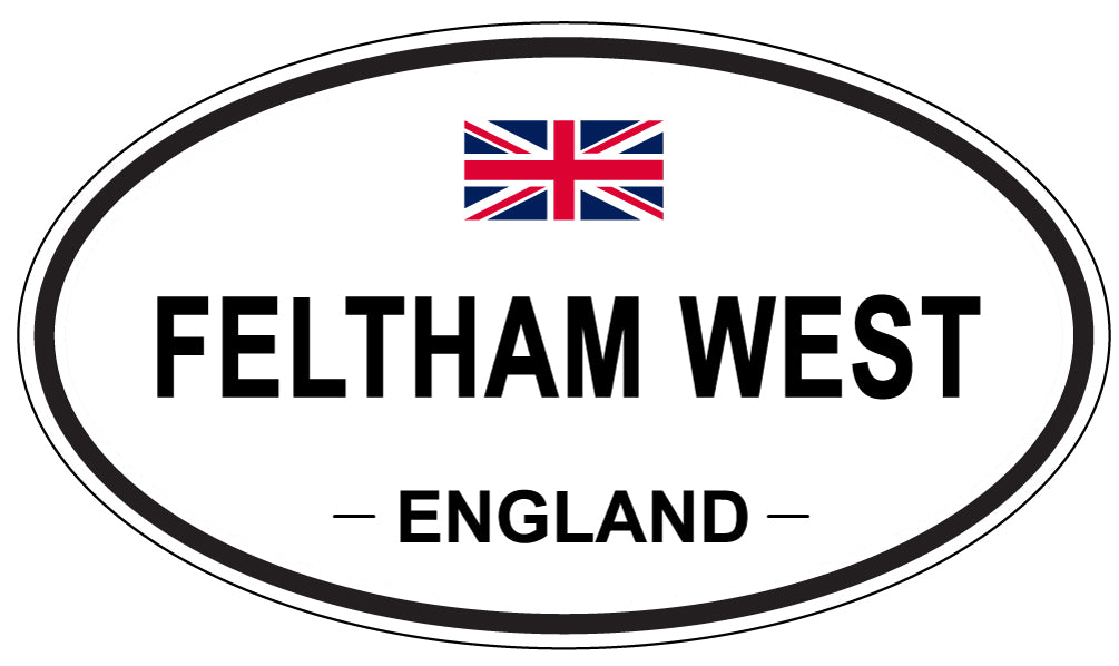 FELTHAM WEST, England - Oval Magnet
