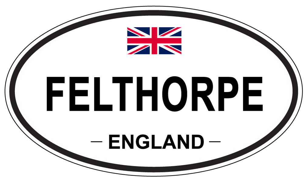 FELTHORPE, England - Oval Magnet