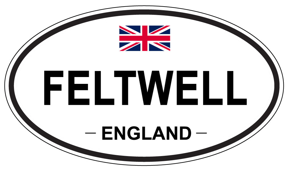 FELTWELL, England - Oval Magnet