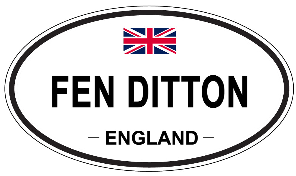 FEN DITTON, England - Oval Magnet