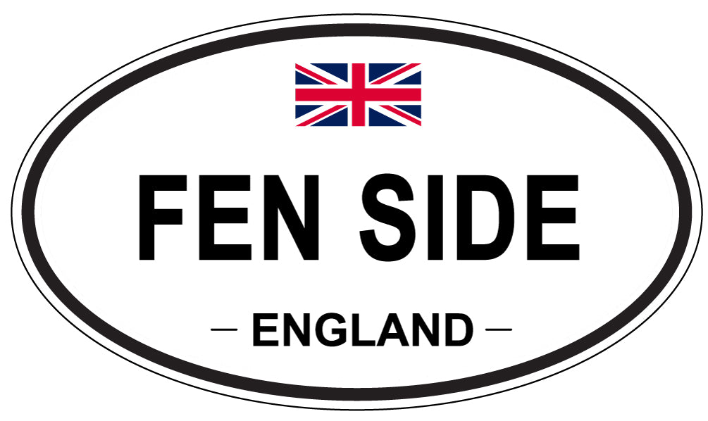 FEN SIDE, England - Oval Magnet