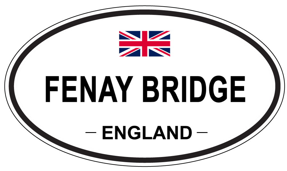 FENAY BRIDGE, England - Oval Magnet