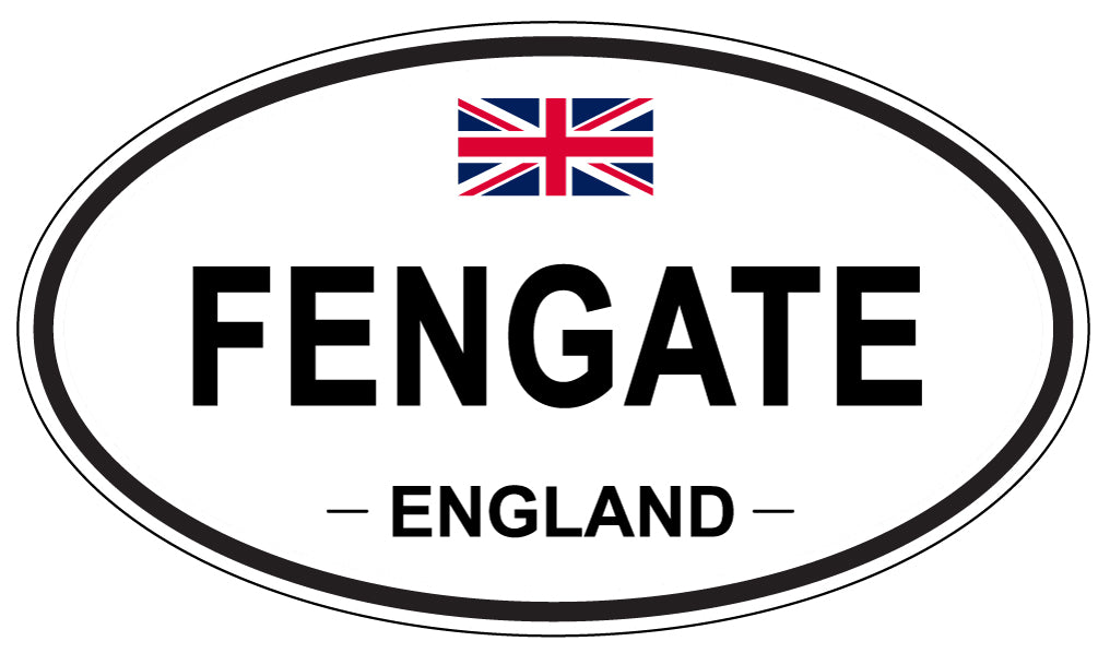 FENGATE, England - Oval Magnet