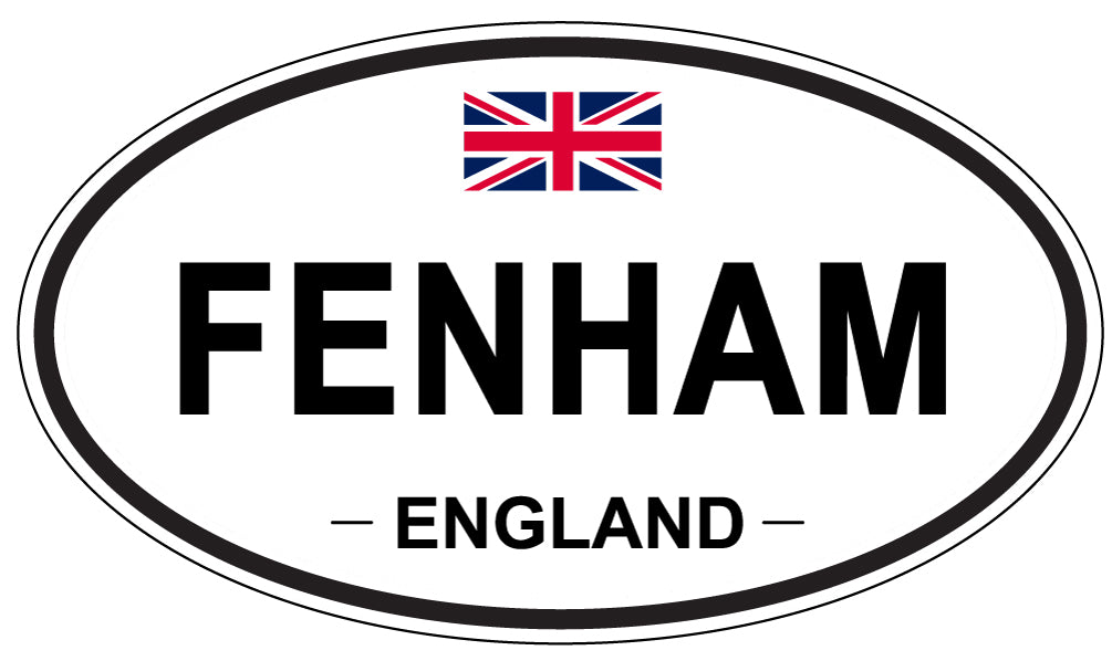 FENHAM, England - Oval Magnet