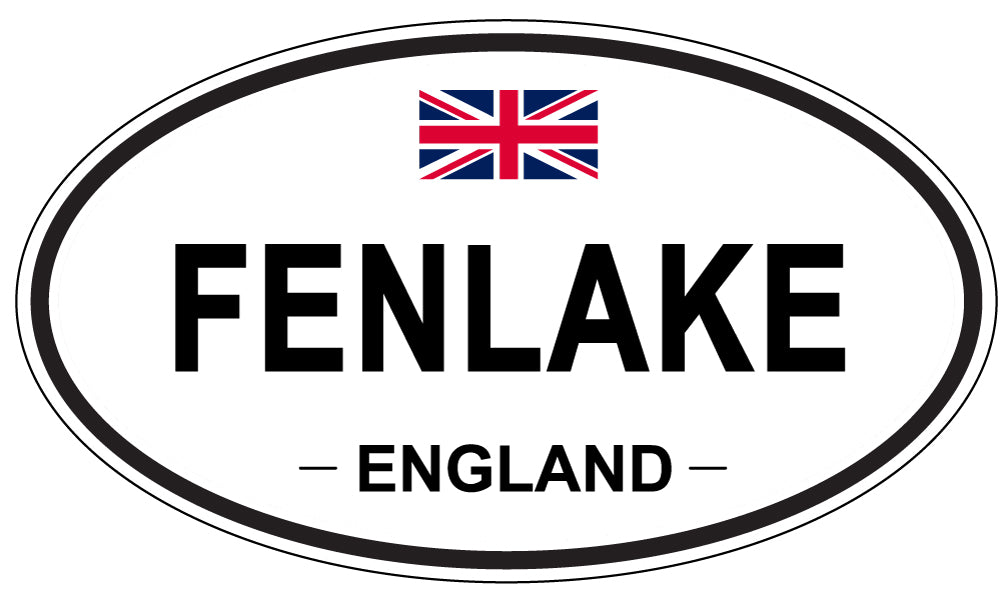 FENLAKE, England - Oval Magnet
