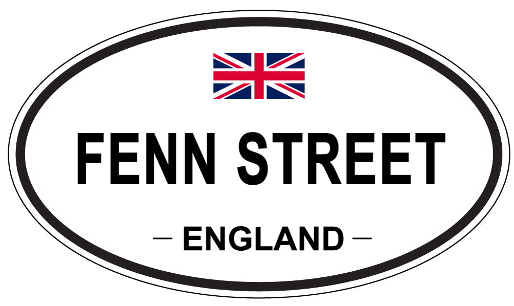 FENN STREET, England - Oval Magnet