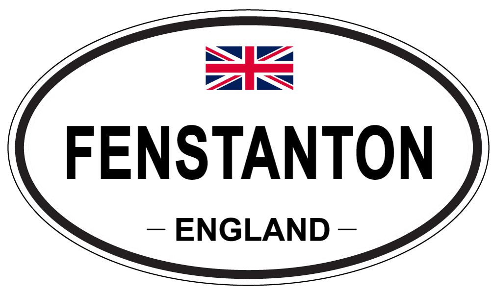 FENSTANTON, England - Oval Magnet