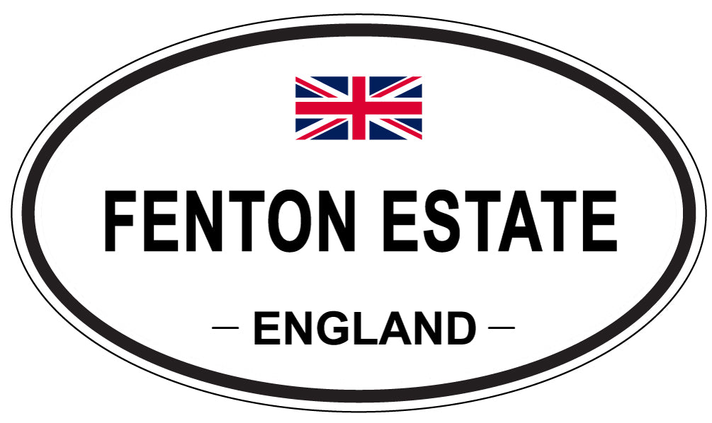 FENTON ESTATE, England - Oval Magnet