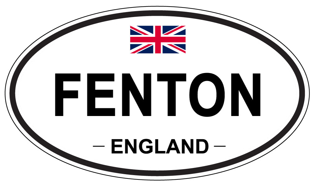FENTON, England - Oval Magnet