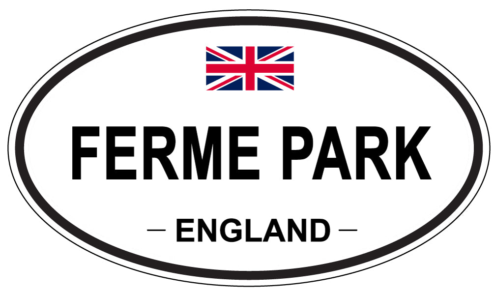 FERME PARK, England - Oval Magnet