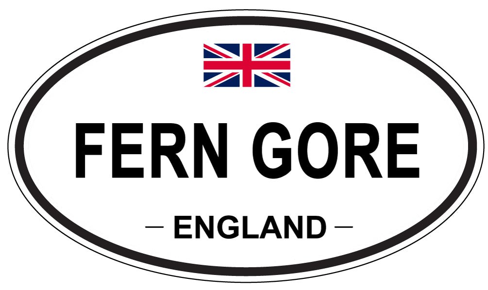 FERN GORE, England - Oval Magnet