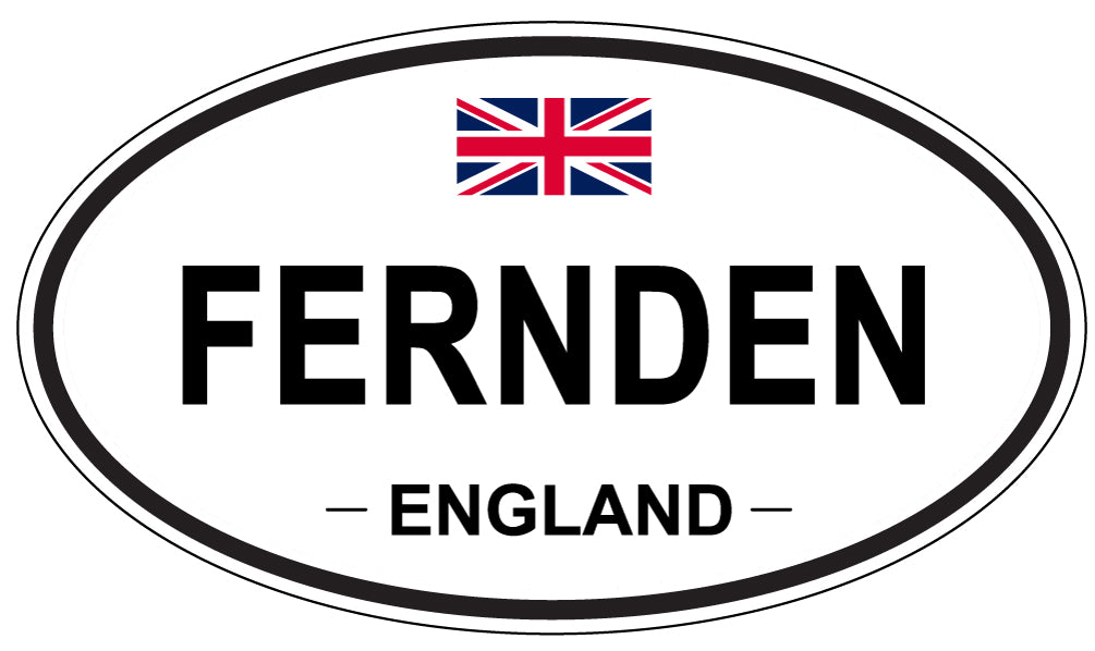 FERNDEN, England - Oval Magnet