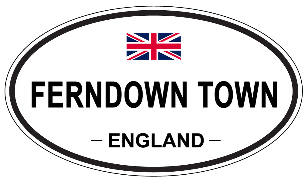 FERNDOWN TOWN, England - Oval Magnet