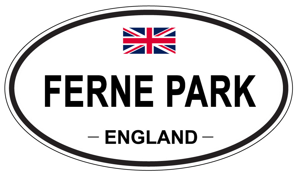 FERNE PARK, England - Oval Magnet