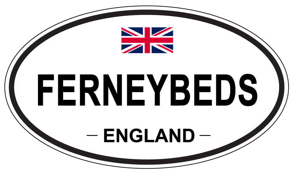 FERNEYBEDS, England - Oval Magnet