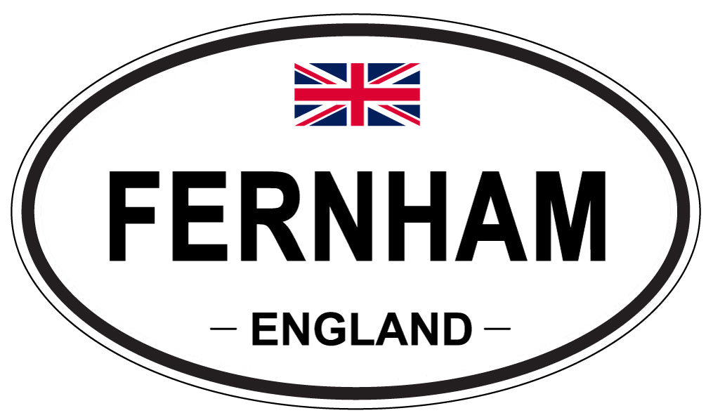 FERNHAM, England - Oval Magnet