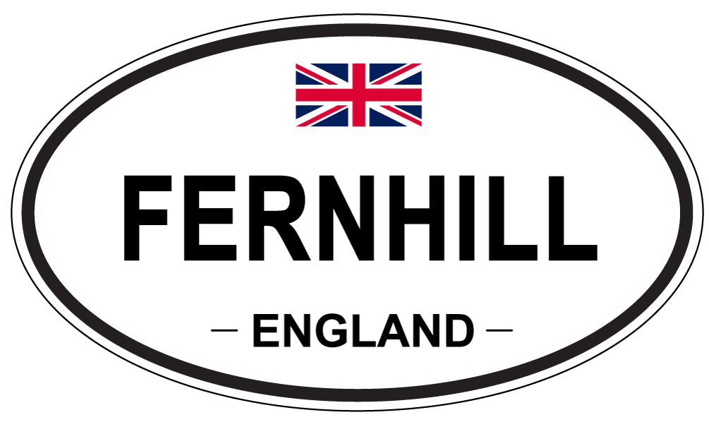 FERNHILL, England - Oval Magnet