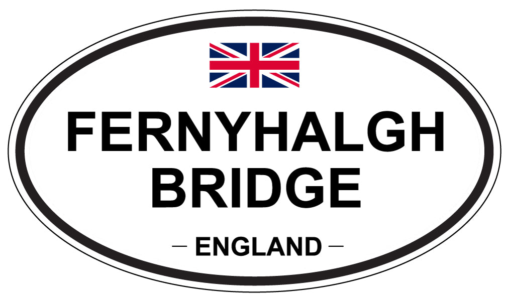 FERNYHALGH BRIDGE, England - Oval Magnet