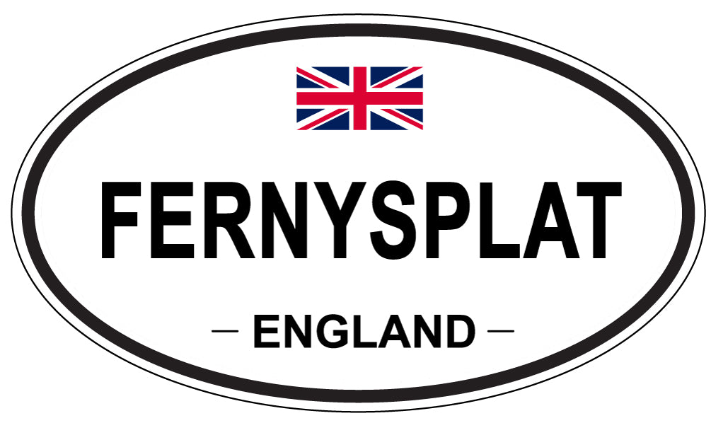 FERNYSPLAT, England - Oval Magnet