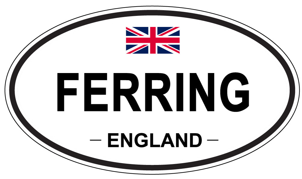 FERRING, England - Oval Magnet