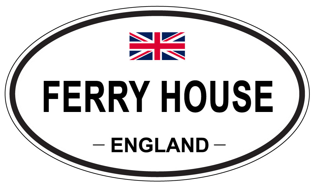FERRY HOUSE, England - Oval Magnet