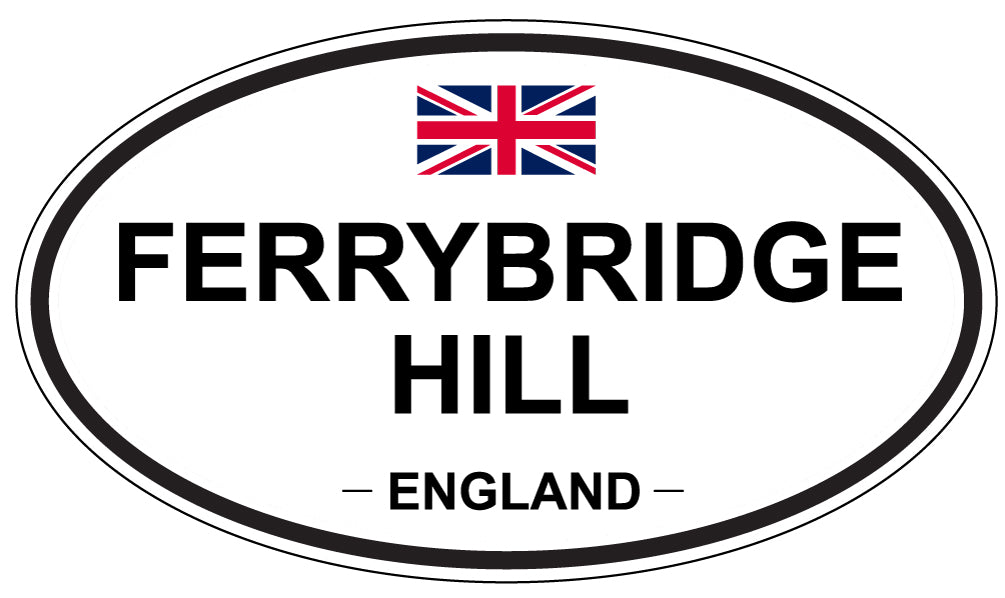 FERRYBRIDGE HILL, England - Oval Magnet