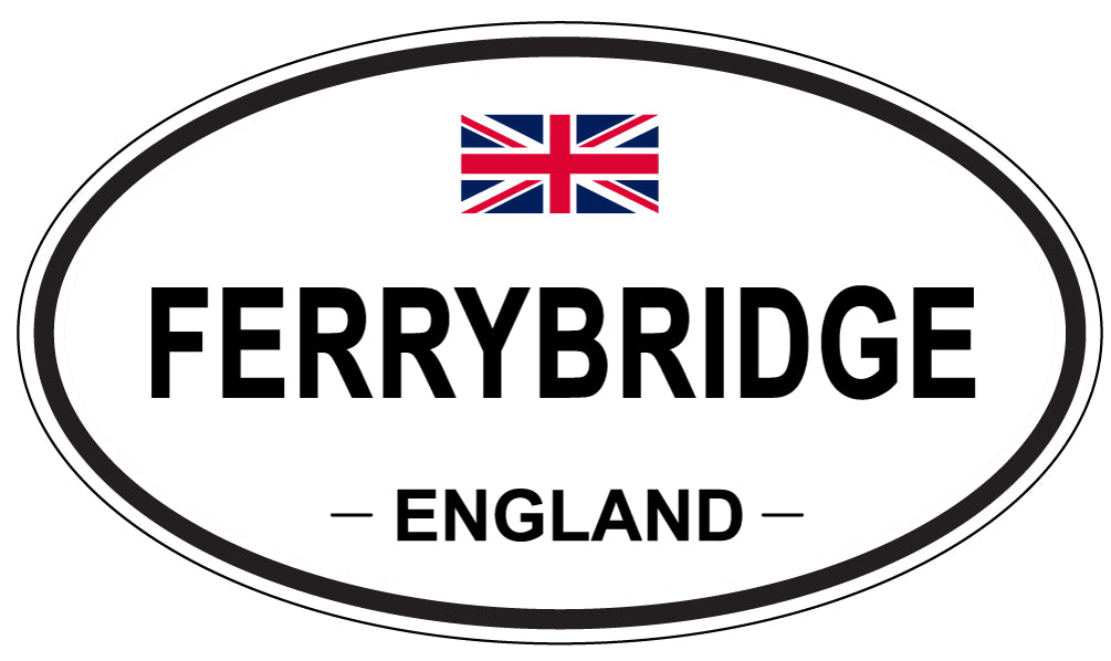 FERRYBRIDGE, England - Oval Magnet