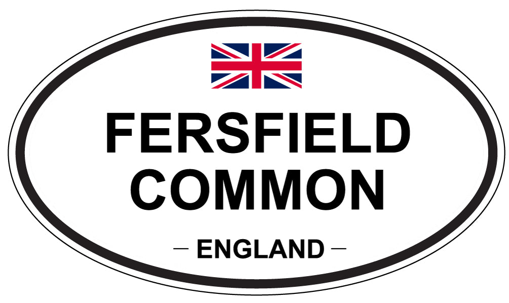 FERSFIELD COMMON, England - Oval Magnet