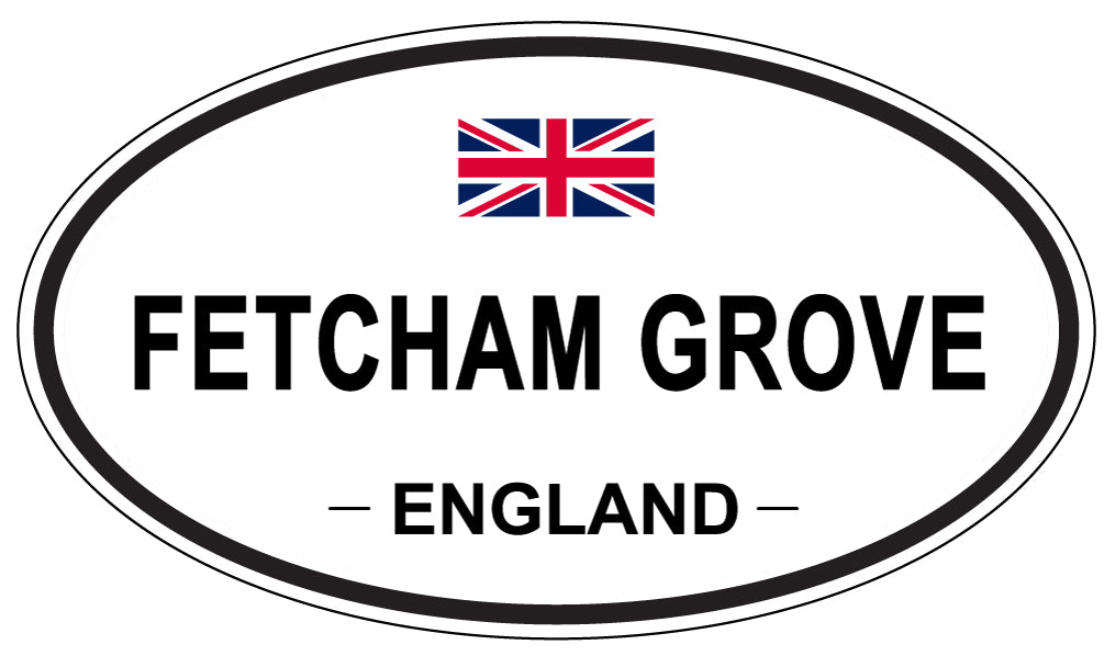 FETCHAM GROVE, England - Oval Magnet