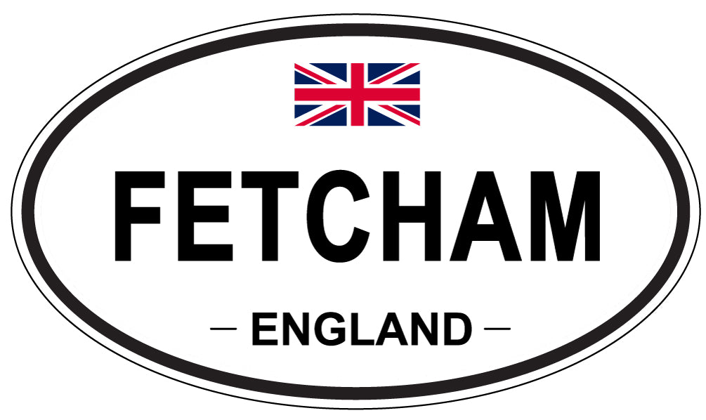 FETCHAM, England - Oval Magnet