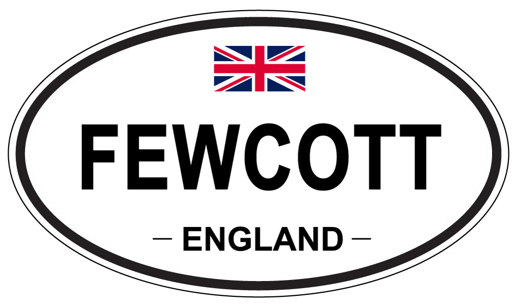 FEWCOTT, England - Oval Magnet