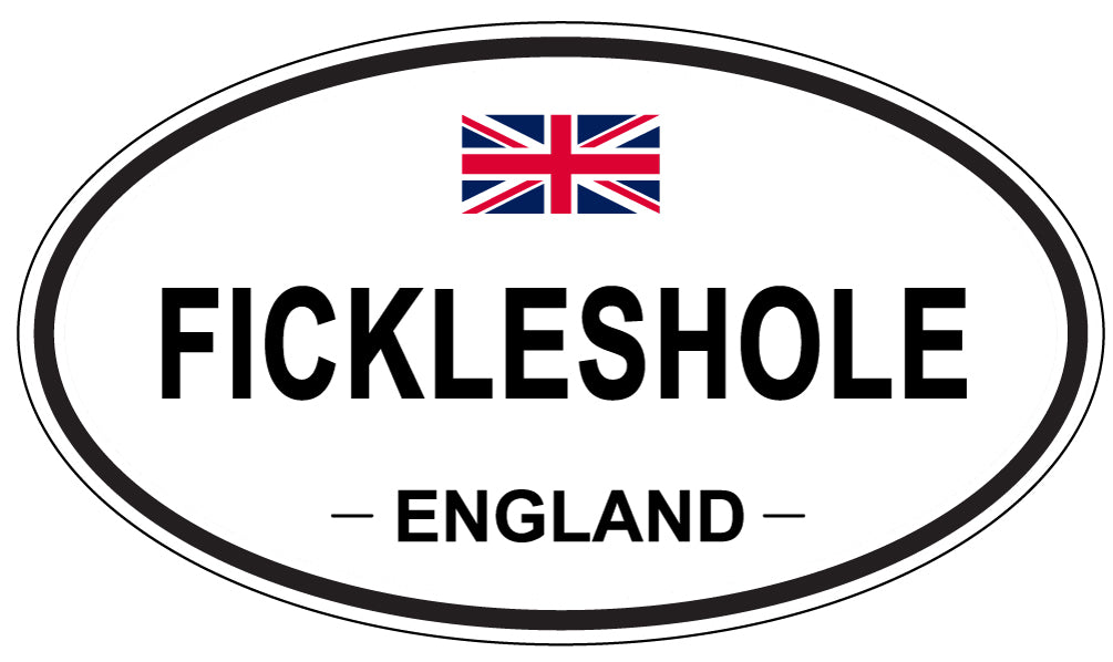 FICKLESHOLE, England - Oval Magnet
