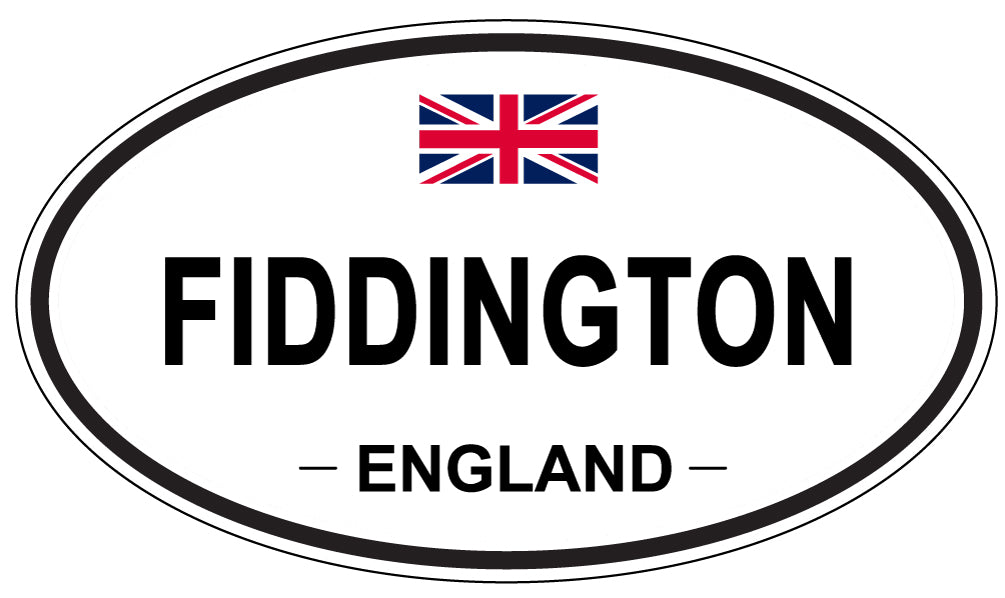 FIDDINGTON, England - Oval Magnet