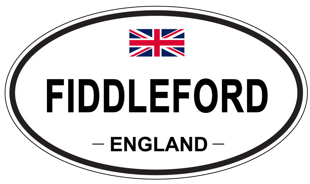 FIDDLEFORD, England - Oval Magnet