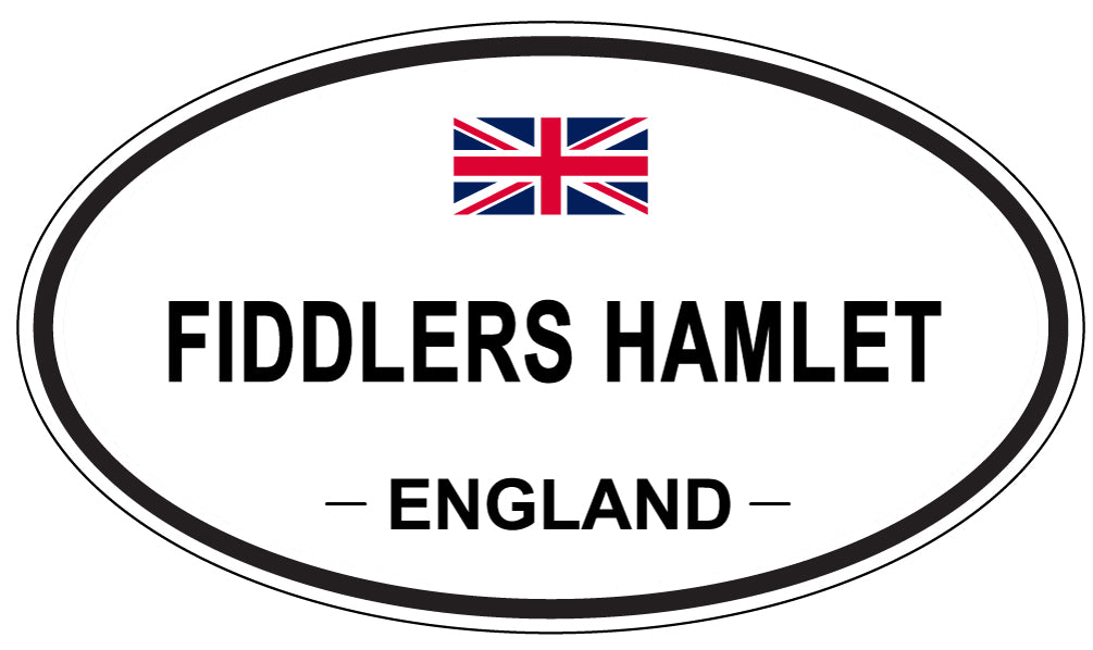 FIDDLERS HAMLET, England - Oval Magnet