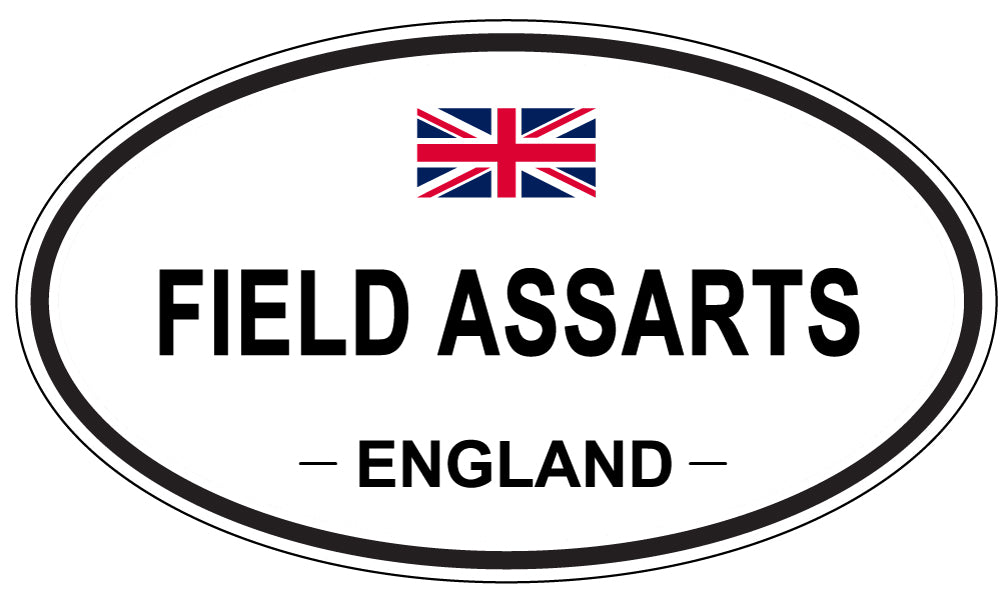 FIELD ASSARTS, England - Oval Magnet