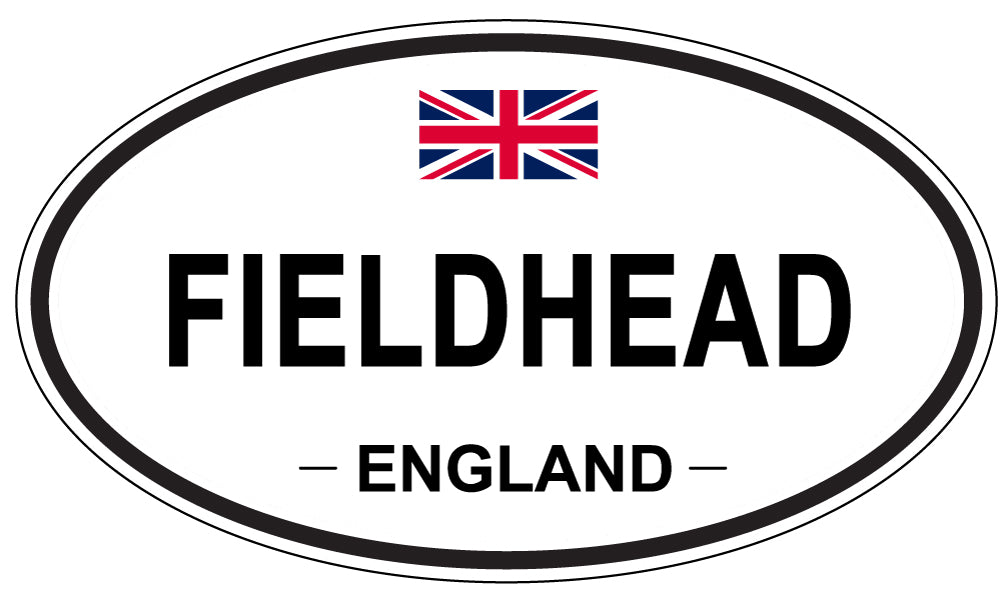FIELDHEAD, England - Oval Magnet
